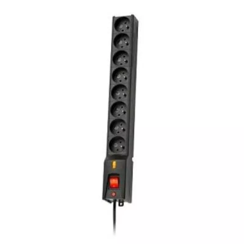 LESTAR 1966004062 przedłużacz zasilania 5 m 230 V gniazdo(a) AC Wewnątrz Czarny