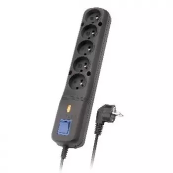 Lestar 5+ Lf-530wa, listwa przeciwprzepięciowa, 1,5 m, Czarny Lf-530wa 5+ 3l G-a K. Cz 1,5m