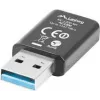 Bezprzewodowa karta sieciowa USB LANBERG NC-1200-WI, WLAN USB 2.0, 2x anteny wewnętrzne 2 dBi, do 5000 Mbit/s