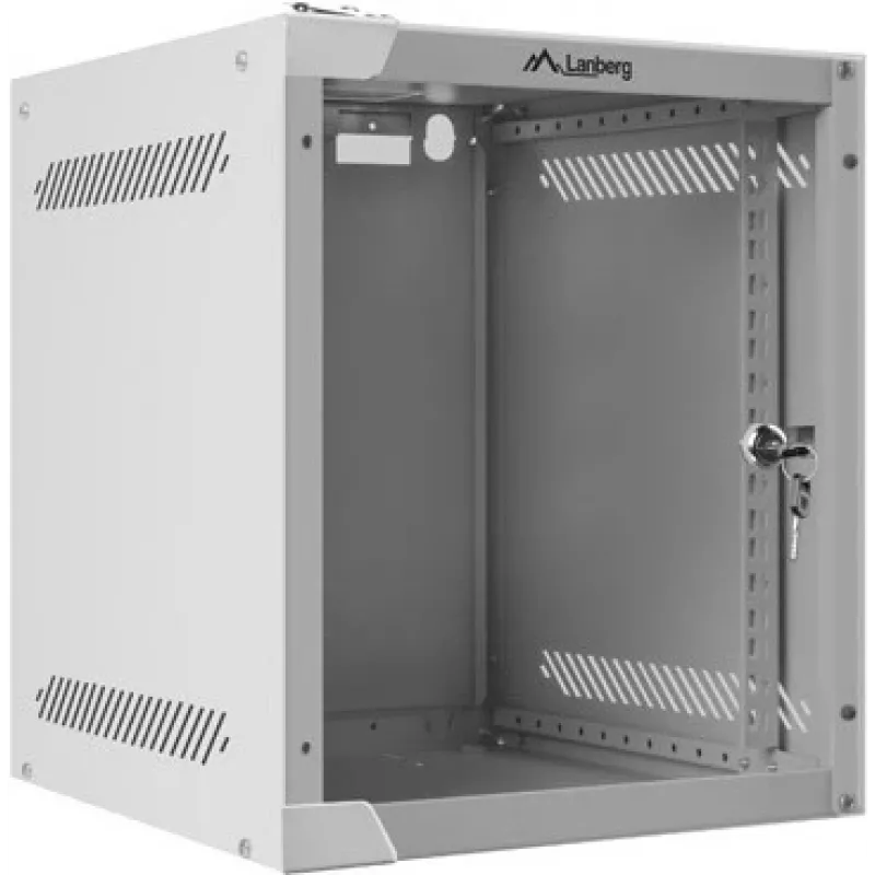 Szafka wisząca LANBERG WF10-2306-10S, 6U, 336×280×310 mm, szara, 20 kg