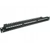 Patch panel Alantec PK001 24-port UTP Cat.6 1U 19 cali – 24x RJ45, U/UTP (UTP), czarny