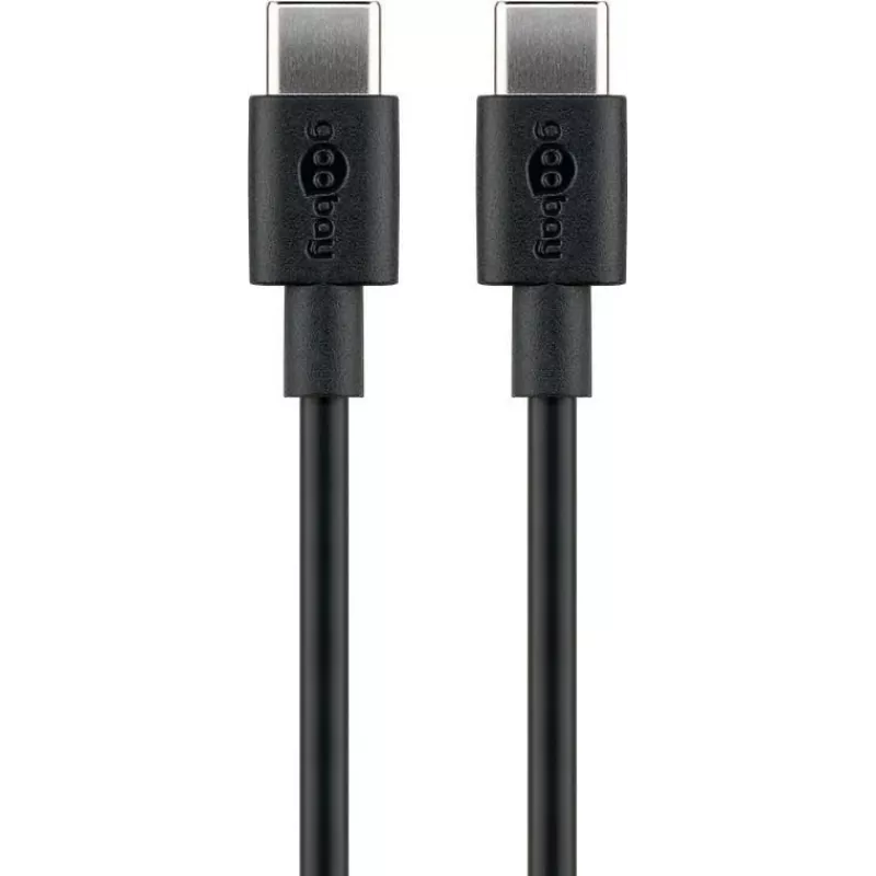 Goobay 51243 Kabel USB 2 m USB 2.0 USB C Czarny (51243)