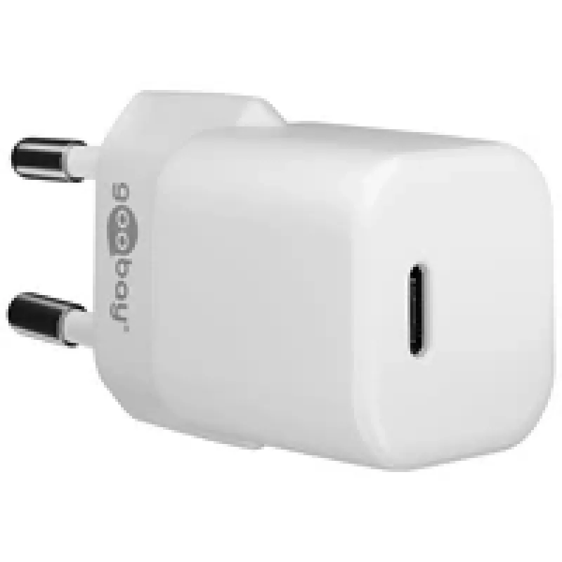 Wewnętrzna szybka ładowarka AC GOOBAY 59716 — USB-C, 30 W, biała