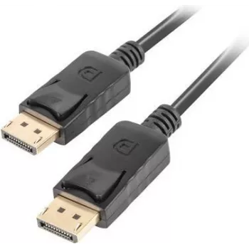 Kabel DisplayPort LANBERG CA-DPDP-10CC-0005-BK 0,5 m, DisplayPort–DisplayPort, czarny