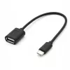 Kabel TB OTG USB AF - USB C 15cm Czarny (AKTBXKU4PAC015B)