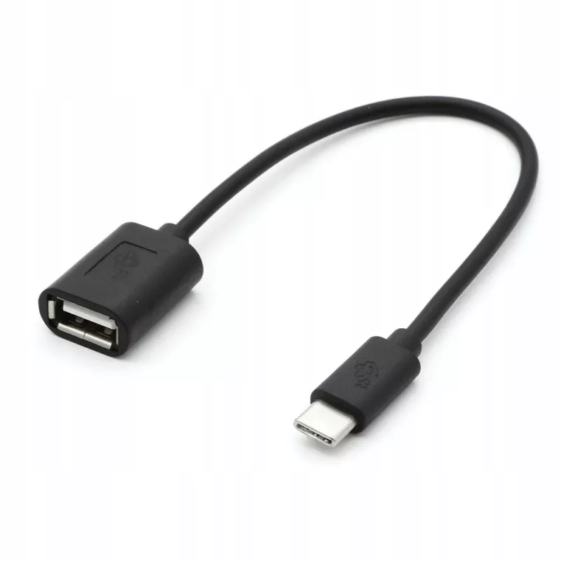Kabel TB OTG USB AF - USB C 15cm Czarny (AKTBXKU4PAC015B)