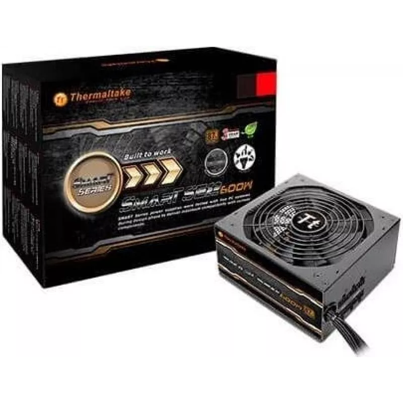 Zasilacz Thermaltake Smart SE2 600W ATX semi-modułowy, sprawność 86%, wentylator 120 mm