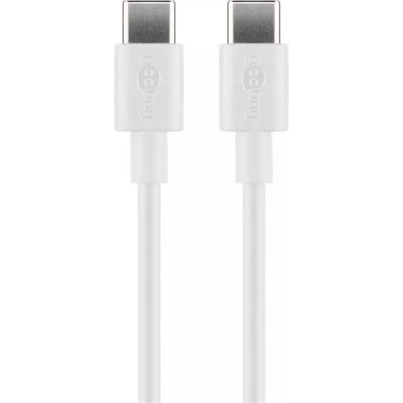 Goobay USB-C, kabel do ładowania i synchronizacji, 2 m, biały | Goobay