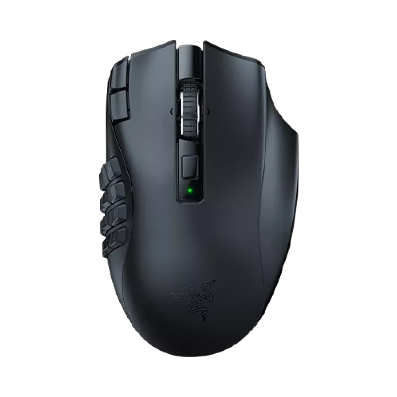 Mysz gamingowa Razer Naga V2 HyperSpeed RF Wireless + Bluetooth, praworęczna, 30000 DPI, optyczna, czarna