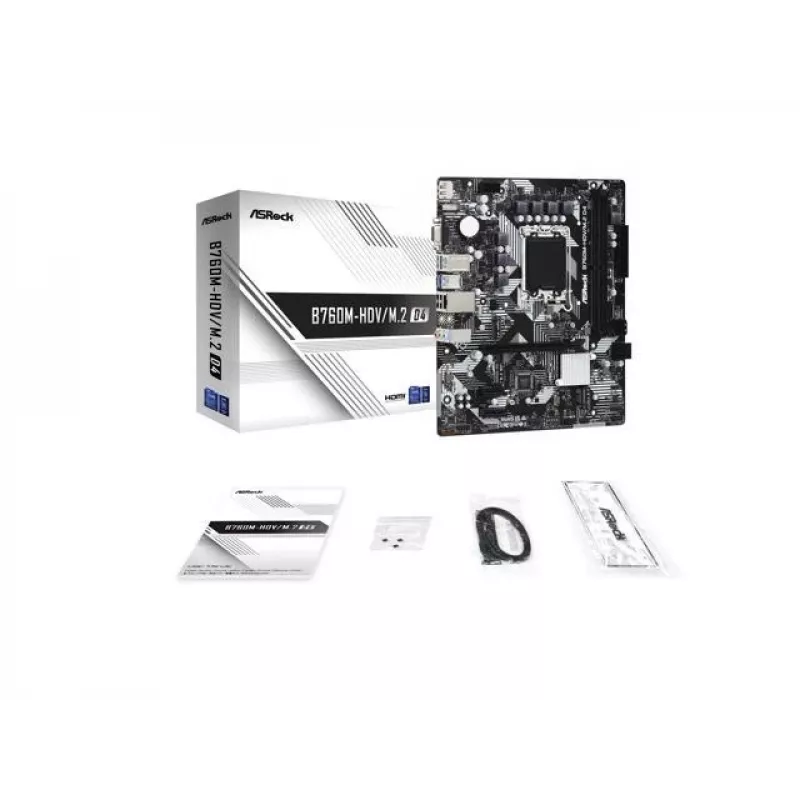ASRock B760M-HDV/M.2 D4 DDR4 LGA 1700 Micro-ATX Płyta główna