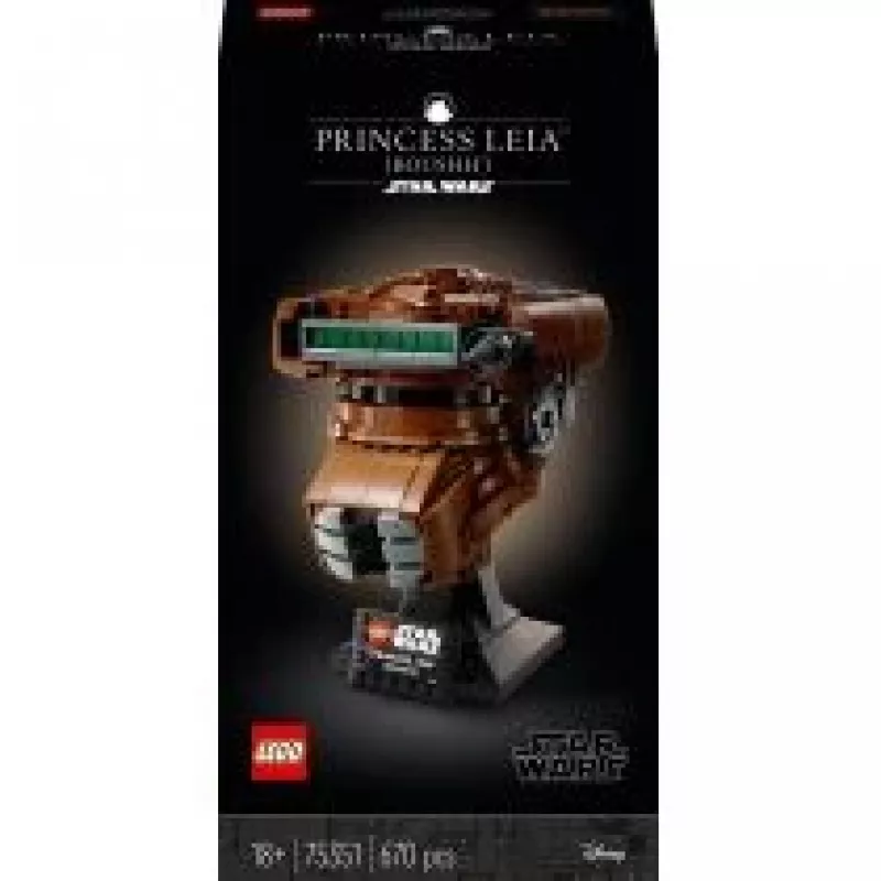LEGO Star Wars Hełm Księżniczki Lei (Boushh) Zestaw dla Dorosłych 75351 (670 Elementów)