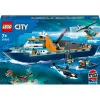 Zabawka konstrukcyjna LEGO City Statek Badawczy Arktyczny 60368 — 815 elementów, 7+ lat, zawiera 4 minifigurki