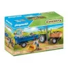 Traktor żniwny z przyczepą Playmobil - zabawa na niby i kreatywna dla dzieci w wieku 6-9 lat - Fat Brain Toys