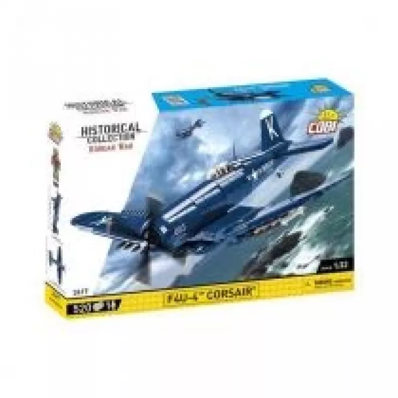 Klocki konstrukcyjne COBI F4U-4 Corsair 520 elementów Wojna Koreańska