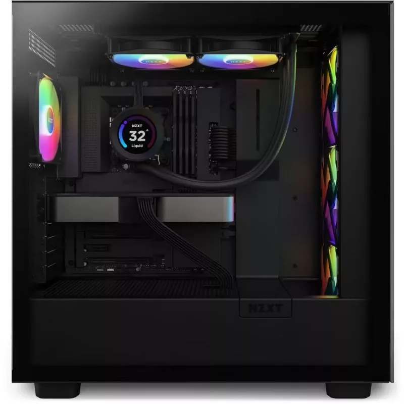 Chłodzenie cieczą all-in-one NZXT Kraken Elite 240 RGB 12 cm Czarny