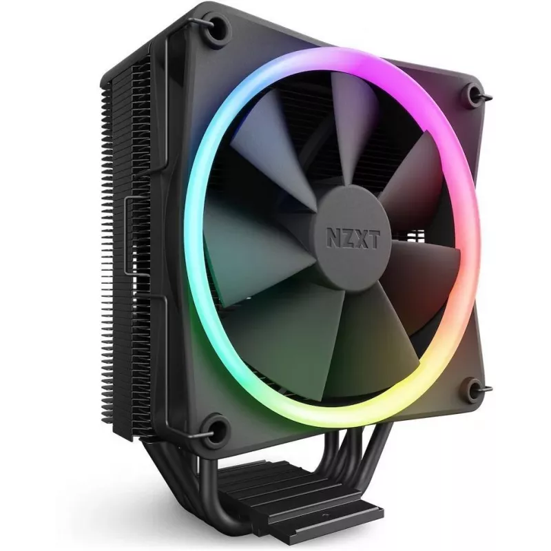 NZXT T120 RGB Chłodzenie procesora powietrzne 12 cm Czarny 1 szt.