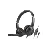 Creative 51EF0980AA000 Chat USB nauszny zestaw słuchawkowy przewodowy stereo czarny