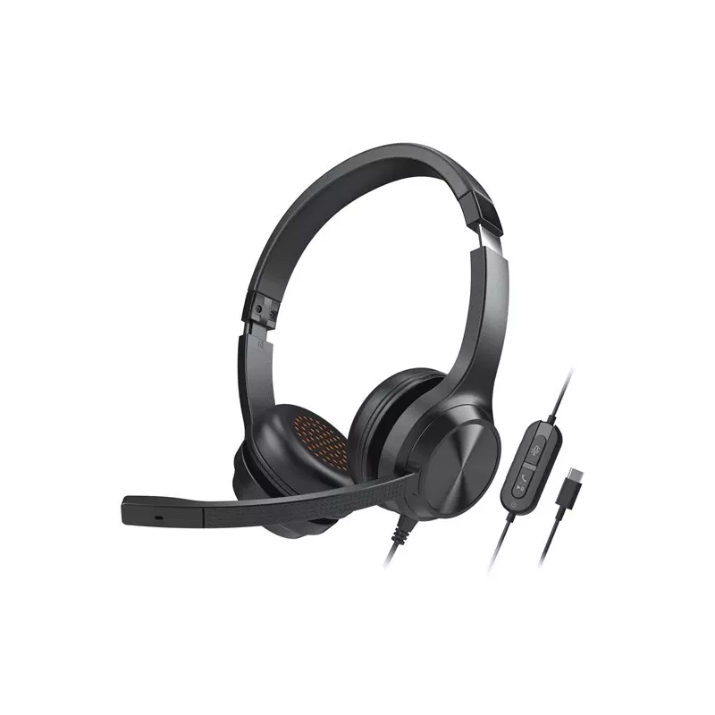 Creative 51EF0980AA000 Chat USB nauszny zestaw słuchawkowy przewodowy stereo czarny