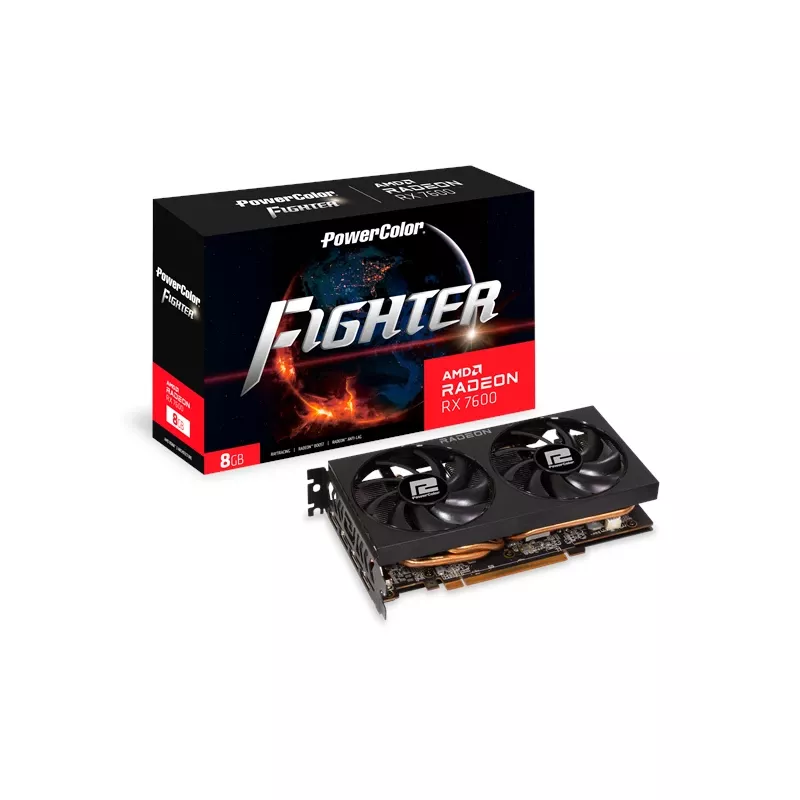 PowerColor Fighter Radeon RX 7600 8GB GDDR6 Karta graficzna