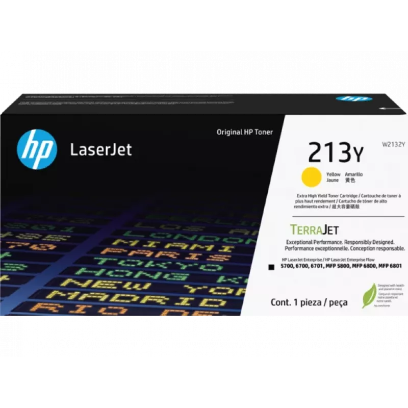 HP 213Y Extra High Yield żółty Oryginalny LaserJet kaseta z tonerem