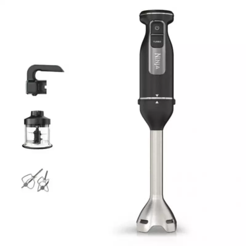 Ninja CI090UK 2 w 1 Ręczny blender spożywczy Mikser w kolorze czarnym 850W