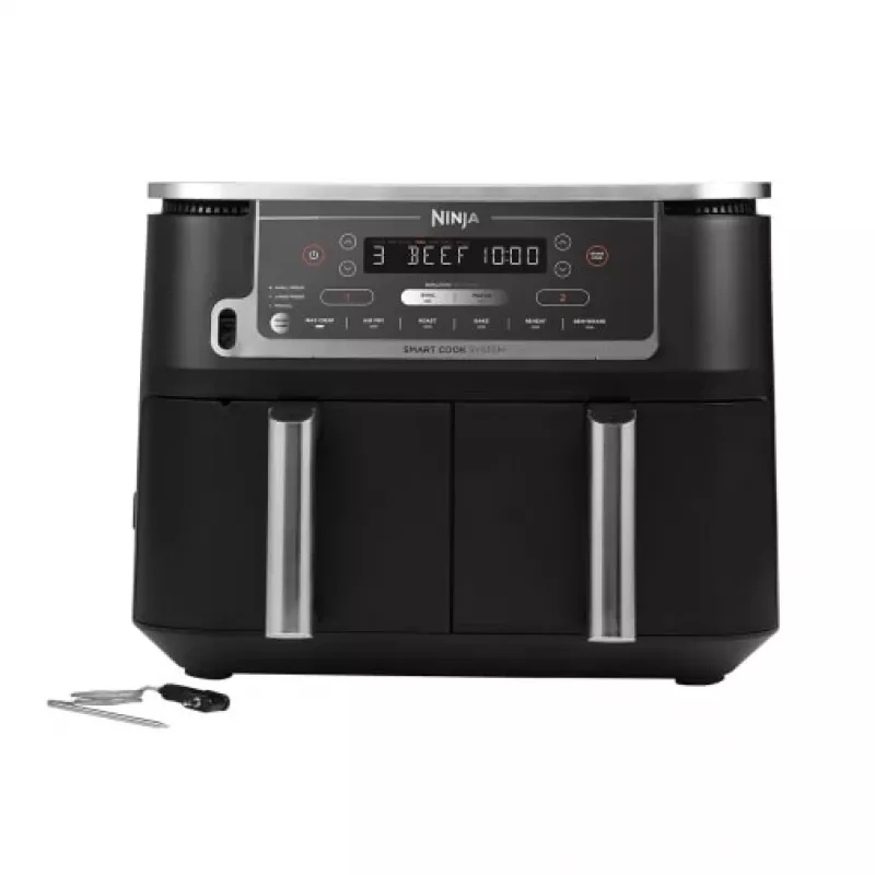 Frytownica Ninja AF451EU Single 9,5 L 2470 W Gorące powietrze Czarny