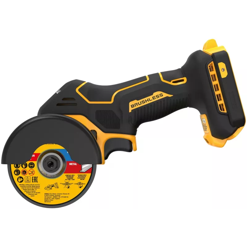DeWALT DCS438N-XJ 18V XR szlifierka kątowa bezprzewodowa, 76 mm