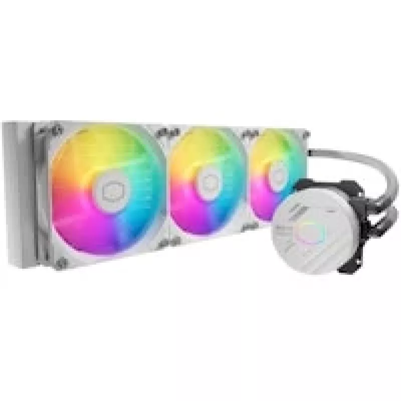 Zestaw chłodzenia cieczą Cooler Master MasterLiquid 360L Core ARGB Biały 12 cm wentylatory