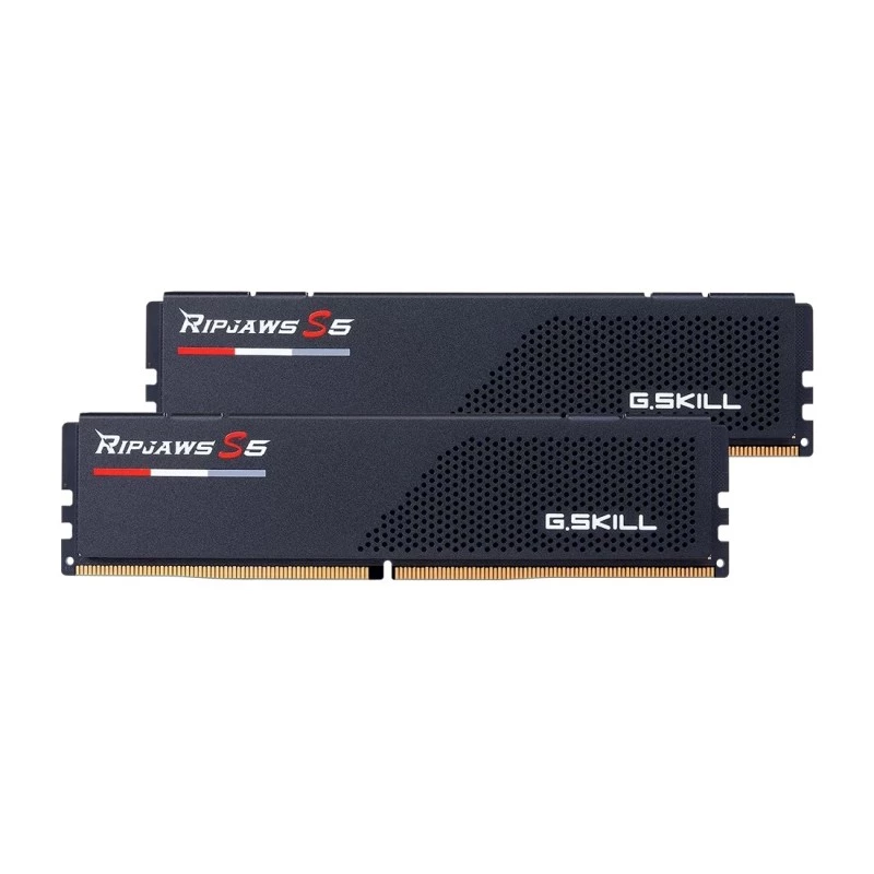 DIMM 64 GB DDR5-6400 (2x 32 GB) Dual-Kit, Arbeitsspeicher schwarz, F5-6400J3239G32GX2-RS5K, Ripjaws S5, INTEL XMP