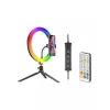 Pierścień LED RGB 26 cm ze statywem