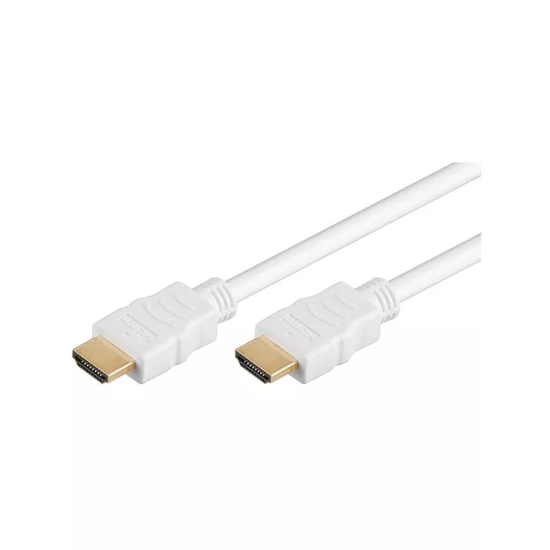 Kabel HDMI Goobay 5 m Typ A Wtyk-Wtyk 18 Gbit/s Biały