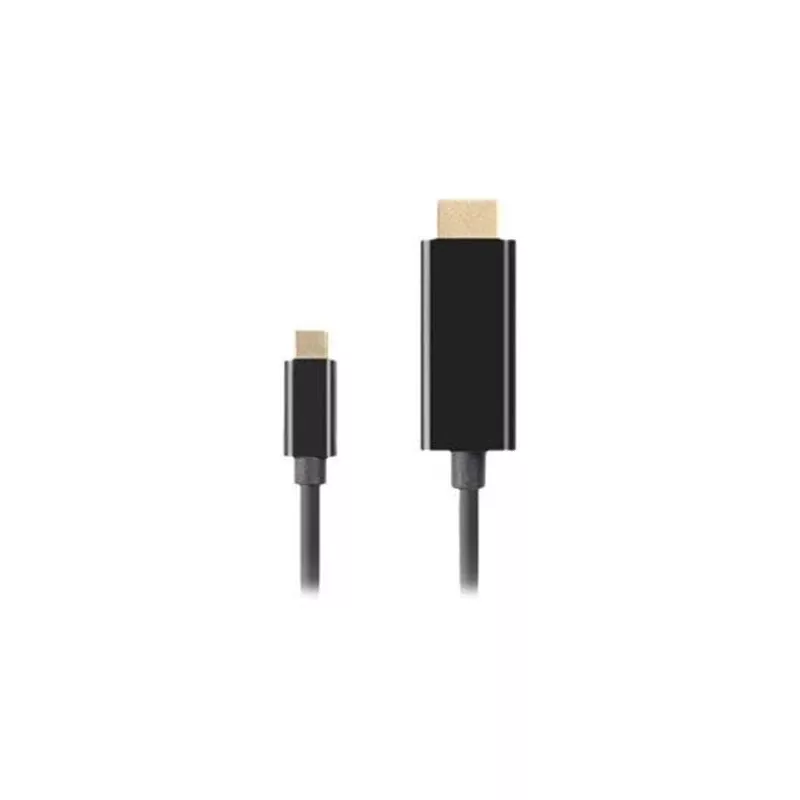 Kabel wideo adapter LANBERG CA-CMHD-10CU-0030-BK, USB Type-C do HDMI 2.0, 3 m, 18 Gbit/s, 4K