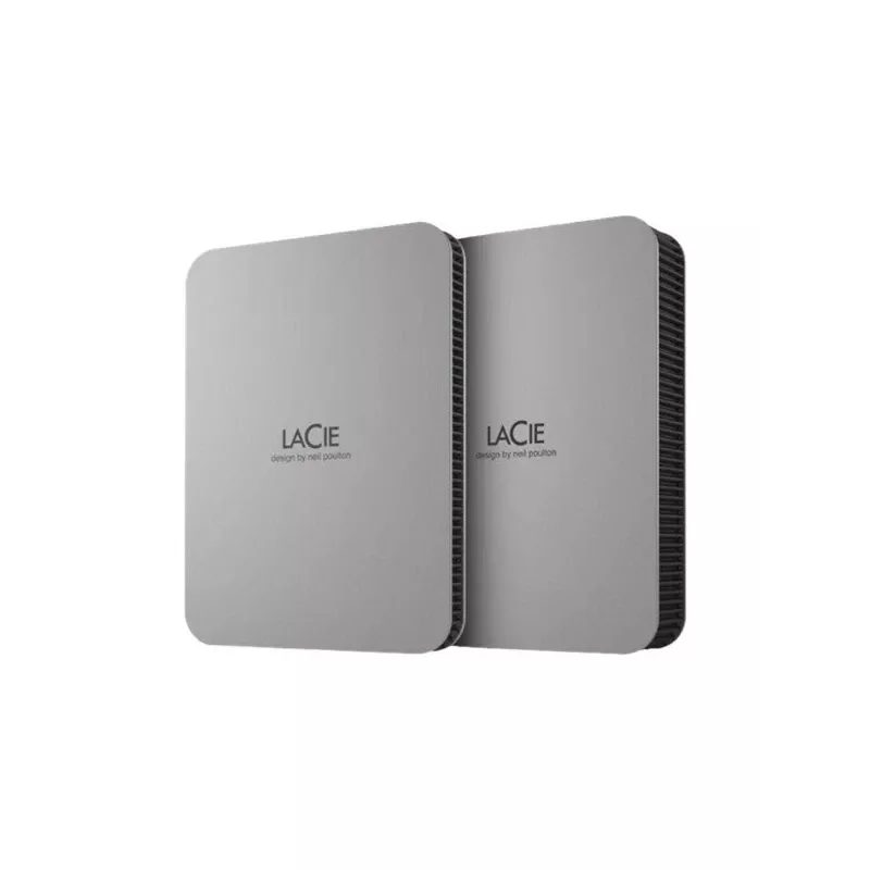 LaCie Mobile Drive Secure 5TB Przenośny Dysk Twardy 2,5 cala Mac i PC Kosmiczna Szarość Usługa Odzyskiwania Danych (STLR5000400)