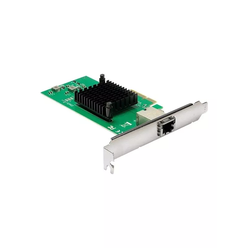 Karta interfejsu Inter-Tech ST-7267 PCIe RJ-45 10 Gbit/s zielono-srebrna