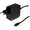 Ładowarka Inter-Tech PD-2045 Uniwersalna Czarna AC do użytku wewnętrznego 20V USB-C