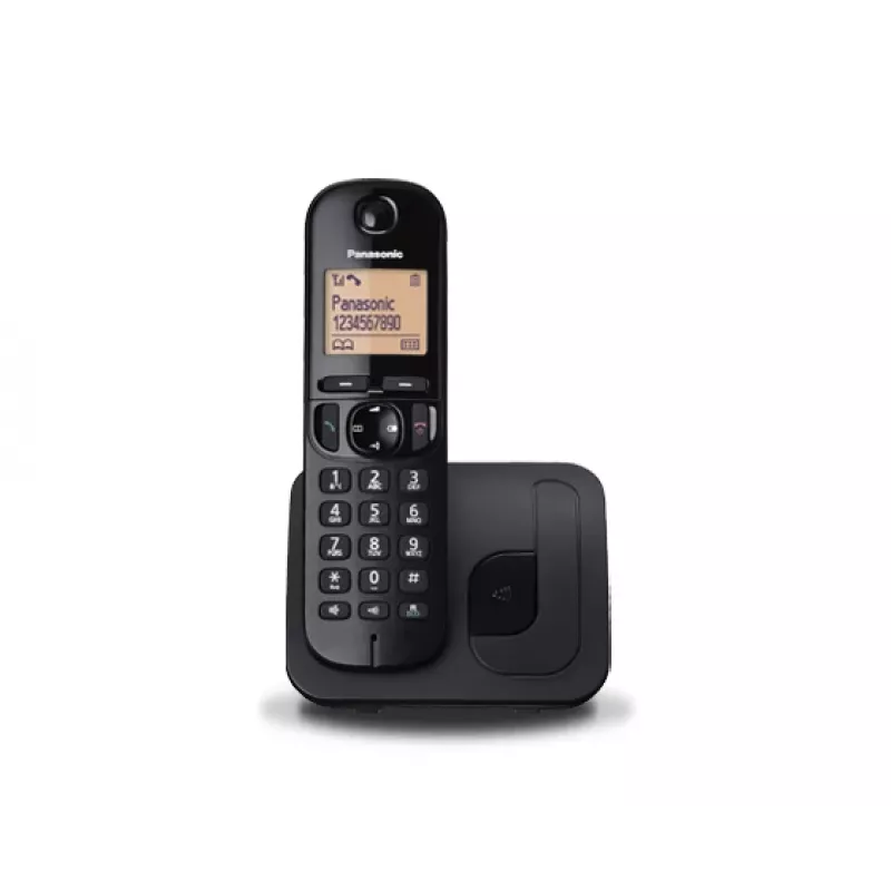 Panasonic KX-TGC 210 PDB Telefon DECT Czarny z Identyfikacją Rozmówcy