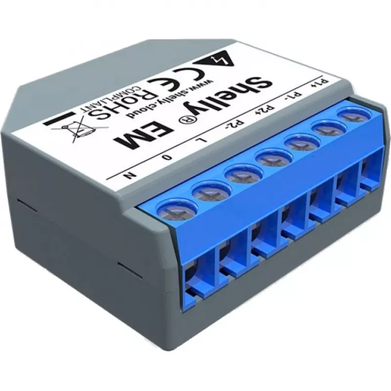 EM | Wi-Fi-operated Smart Energy Meter and Contactor Control Relay Switch | Home Automation | Works with Alexa & Google Home | iOS Android App | No