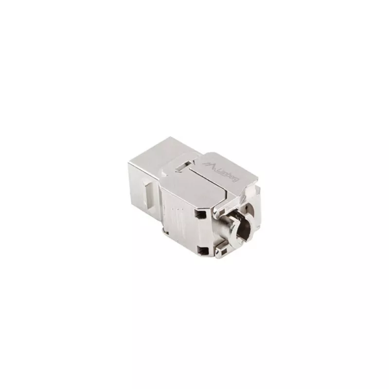Moduł keystone Lanberg KSF7-2000 płaski stal nierdzewna