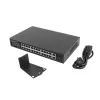 Niezarządzalny przełącznik LANBERG RSGE-24P-2GE-2S-360 z 24 portami Ethernet RJ-45