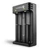 Ładowarka do akumulatorów everActive LC200 domowa USB, 2-kanałowa, Li-Ion, obsługuje A/AA/AAA/AAAA/C/D, wejście 5 V, wyjście 4,2 V, czarna
