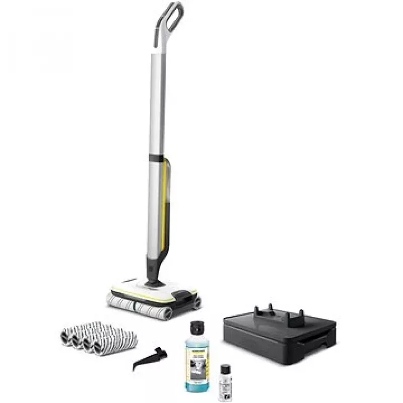 Odkurzacz pionowy Karcher FC 4-4, akumulator Li‑Ion 2,5 Ah, czyszczenie na sucho i mokro, wałek czyszczący 30 cm, czarno-szary