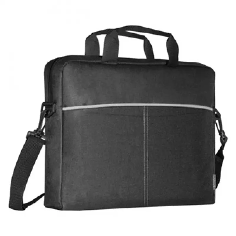 Torba na laptop DEFENDER Lite 39,6 cm (15,6 cala) Czarny/Szary, poliester, zamek błyskawiczny, uchwyt, odpinany pasek na ramię