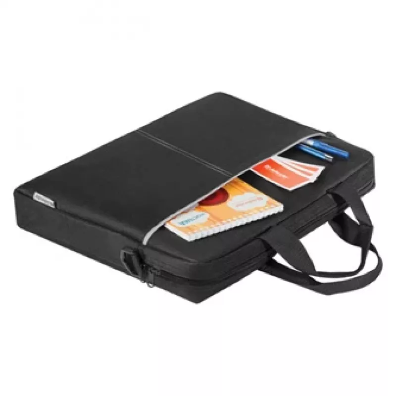 Torba na laptop DEFENDER Lite 39,6 cm (15,6 cala) Czarny/Szary, poliester, zamek błyskawiczny, uchwyt, odpinany pasek na ramię