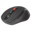 Bezprzewodowa optyczna mysz praworęczna DEFENDER ULTRA MM-315 — 1600 DPI, 6 przycisków, odbiornik USB, czarna