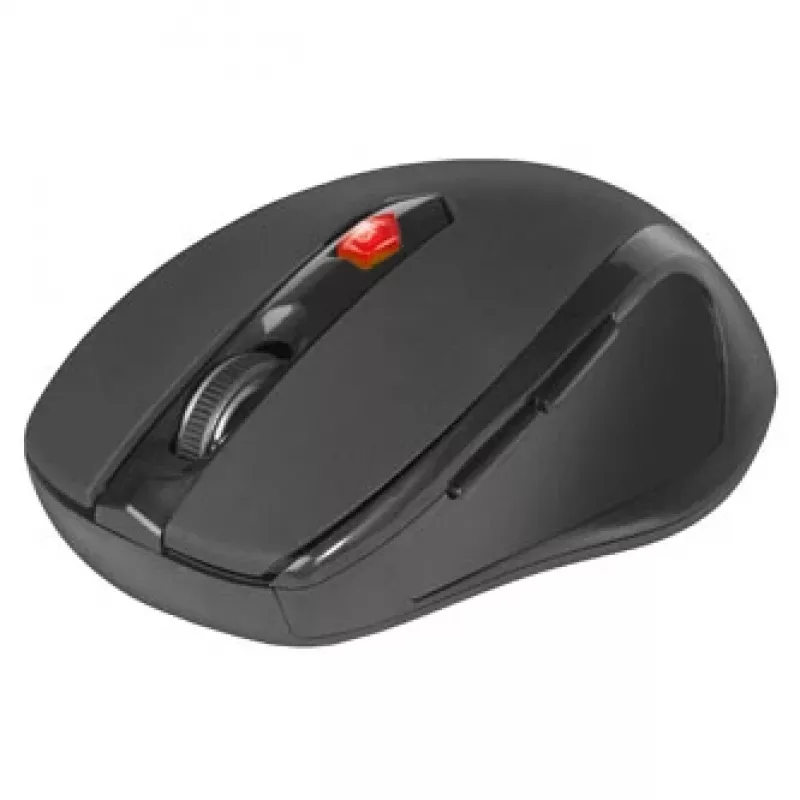 Bezprzewodowa optyczna mysz praworęczna DEFENDER ULTRA MM-315 — 1600 DPI, 6 przycisków, odbiornik USB, czarna