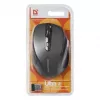 Bezprzewodowa optyczna mysz praworęczna DEFENDER ULTRA MM-315 — 1600 DPI, 6 przycisków, odbiornik USB, czarna