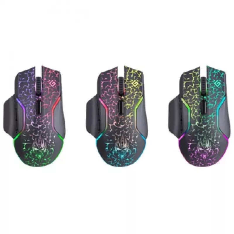 Defender Oneshot GM-067 Mysz Gamingowa dla Praworęcznych RF Bezprzewodowa + USB Typ