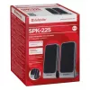 Głośniki przewodowe DEFENDER SPK-225 2.0, 4 W RMS, USB/DC 5 V, 3,5 mm, czarny