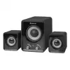 Przewodowe głośniki DEFENDER Z4 2.1, 11 W RMS, czarne, zasilanie USB 5V, wyjście słuchawkowe 3,5 mm