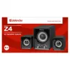 Przewodowe głośniki DEFENDER Z4 2.1, 11 W RMS, czarne, zasilanie USB 5V, wyjście słuchawkowe 3,5 mm